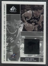 2002/03 Steve Smith (Spurs) SP Game Used All-Star Apparel Jersey Card