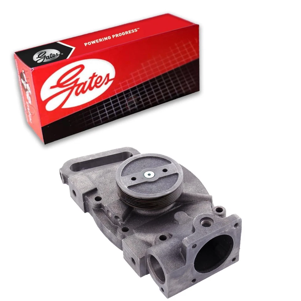 Gates Engine Water Pump For 1988 International COF9670 14L L6 DIESEL — 第 1/4 张图片