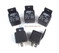 Audiopipe 40ISR 12V 30-40A 5-Pin Car Alarm Audio Relay Socket - Pack of 20