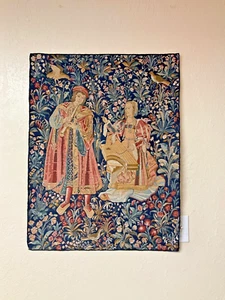 Wall Tapestry “Pair of Musicians” by Ter Waes Ldt for American Express - Picture 1 of 3