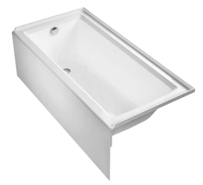 Carver Tubs-ALL6032- Alcove Bathtub w/ Chrome Drain/Overflow- Left Hand Drain - Image 1 of 4