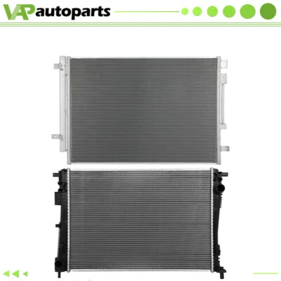 For 2017-2022 Chrysler Pacifica Aluminium Radiator & Condenser Cooling Assembly - Image 1 of 4