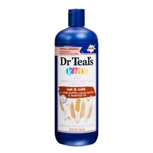 Dr Teal's Kids Oat & Milk 3-in-1 Bubble Bath, Body Wash and Shampoo 591ml - Picture 1 of 1