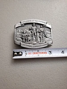 Fibbia da cintura in peltro vintage da collezione Century Marketing (NUOVA - mai indossata) - Foto 1 di 11