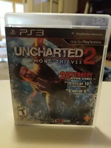 Uncharted 2: Among Thieves (PS3, Sony PlayStation 3, 2009) juego completo probado - Imagen 1 de 6