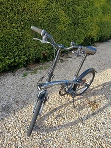 B'twin 120 adult folding bike used - Picture 1 of 7