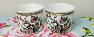 Pair Of Royal Grafton Indian Tree Handleless Teacups Pots - Picture 1 of 4