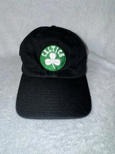 Boston Celtics Hat Cap Stapback Black Green Clover Leaf Adjustable 47’ - Picture 1 of 10