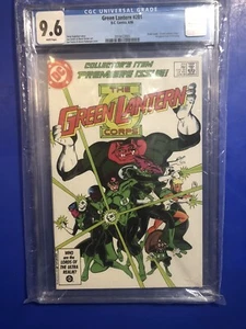 GREEN LANTERN CORPS #201 CGC 9.6 1st Appearance KILOWOG Hal Jordan John Stewart - Picture 1 of 3