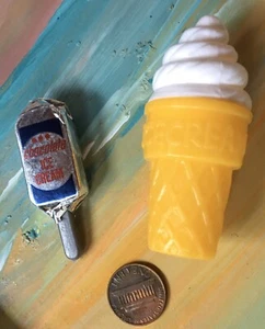 Faux Play Fake Food Replica Desserts ICE CREAM POPSICLE Set 3D MAGNETS Props IC2 - Picture 1 of 2