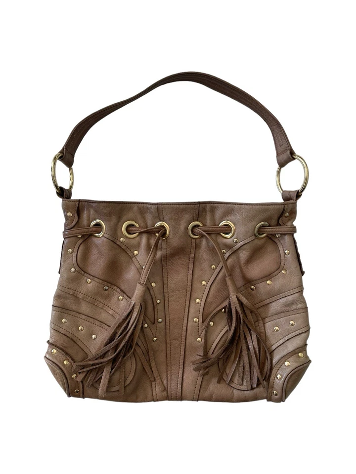 Bulga Leather Shoulder Bag Purse Brown Size Medium 11x14 Good Condition 💼 - Image 1 of 4