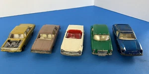 Matchbox Mercedes 230 / Lotus Europa / MG 1100 / Opel Diplomat / Ford Cortina - Picture 1 of 21