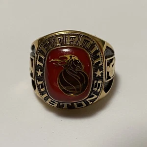 Balfour NBA Detroit Pistons Ring Pick Your Size Gold Tone Vintage - Picture 1 of 8