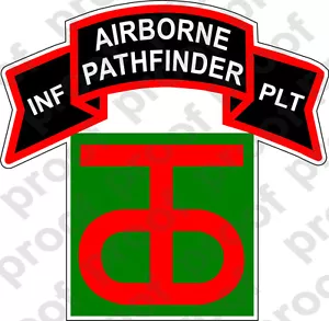 STICKER US ARMY 90TH INFANTRY DIV INF PLT - Picture 1 of 1