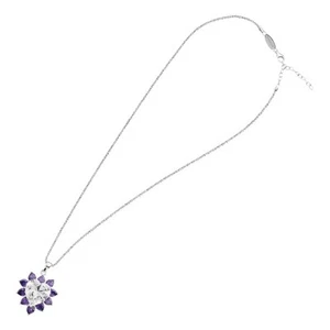OTTAVIANI COLLANA ARGENTO 925 VIOLA REFERENZA 48247 NUOVA - Imagen 1 de 1