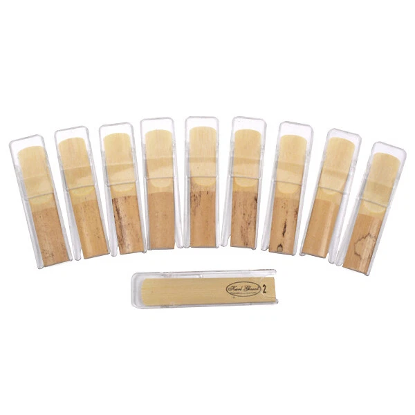 Hochwertige Blätter, Blättchen, Reeds, Stärke 2, für Tenor Saxophone, 10 Stück