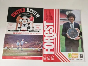 PROGRAMAS OFICIALES - MANCHESTER UNITED V NOTTINGHAM FOREST - DIVISIÓN UNO - 1986/87 - Imagen 1 de 1