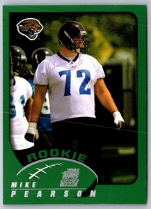 2002 Topps Mike Pearson #370 Jacksonville Jaguars