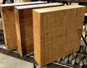 TEN (10) KILN DRIED SPANISH CEDAR PLATTER BLANKS LUMBER CARVING WOOD 6 X 6" X 2" - Picture 1 of 1