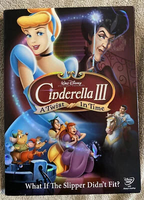 Cinderella III: A Twist in Time (DVD, 2007) Excellent Condition!! Disney!! - Image 1 of 4