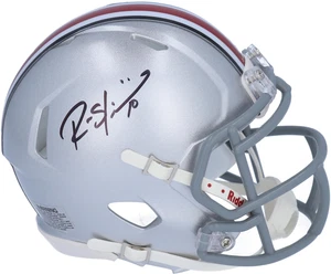 Ryan Shazier Ohio State Buckeyes Autographed Riddell Speed Mini Helmet - Picture 1 of 4