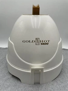 Gold N Hot 1400 White Bonnet Hair Dryer Home Salon Hooded Pro Model GH2270 - Picture 1 of 13
