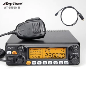 Nowe radio bazowe ANYTONE AT-5555N II 25,615-30,105MHZ AM / FM / SSB Radio mobilne - Zdjęcie 1 z 7