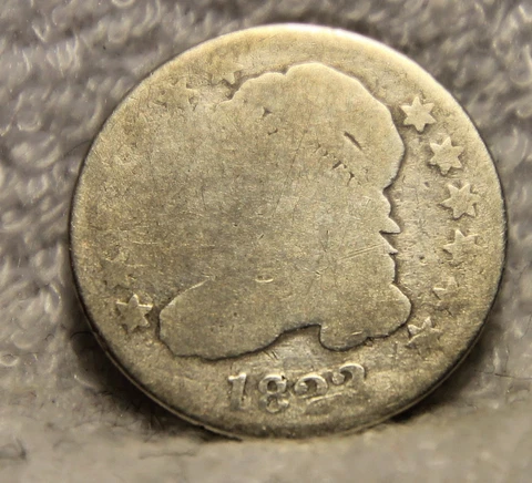 1823 capped bust dime Cover