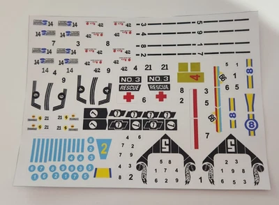 Hot Wheels Sizzlers reproducción pegatinas calcomanías para todos los coches Sizzlers ¡DIE CORT! Foto 1 de 3