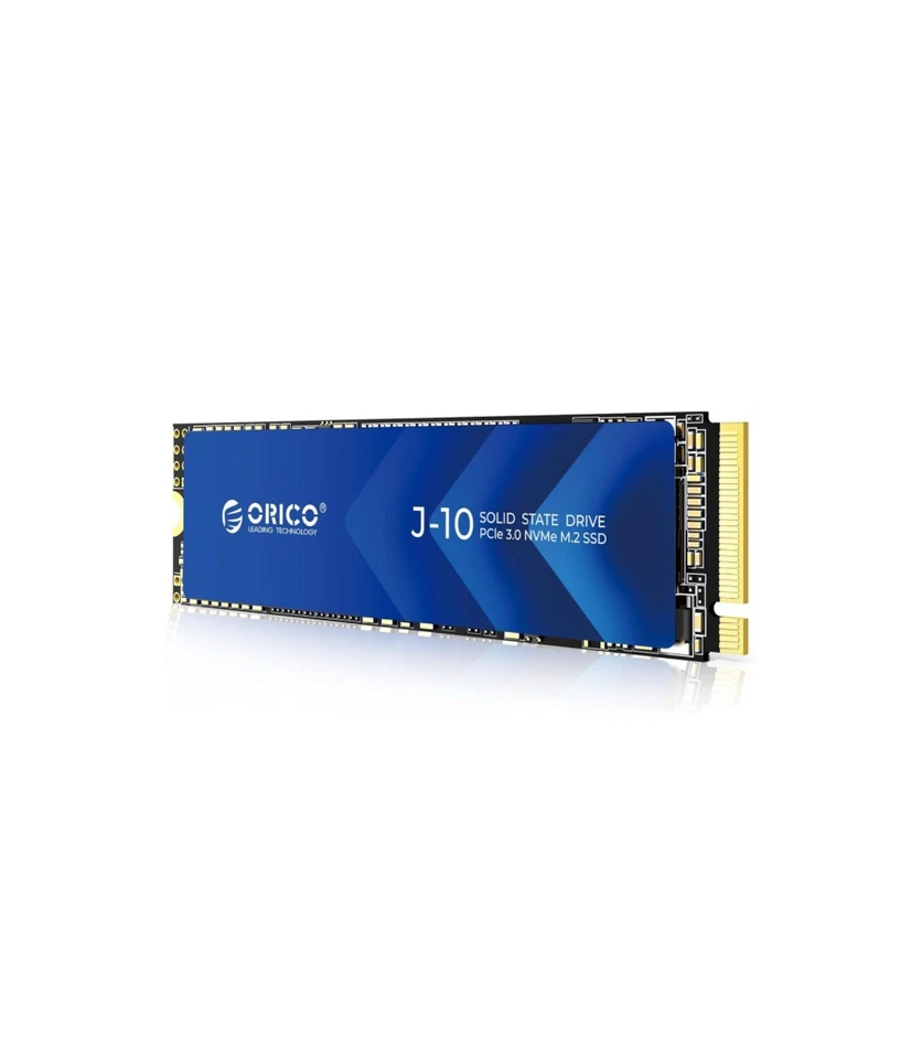 ORICO 1TB M.2 NVMe SSD with Heatsink, PCIe 3x4, 3100MB/s, SLC Cache, Laptop/PC - Image 1 of 4