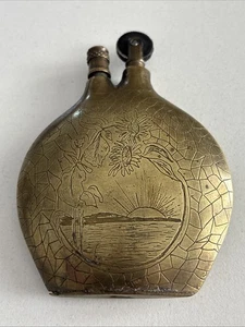 HAIRY LIGHTER ENGRAVINGS ART NOUVEAU MADE FRONT AISNE 1926-17 ART TRENCHES WW1 - Picture 1 of 9
