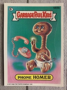 Garbage Pail Kids OS14 GPK Original 14th Series Phone Homer Card 555b - Bild 1 von 2