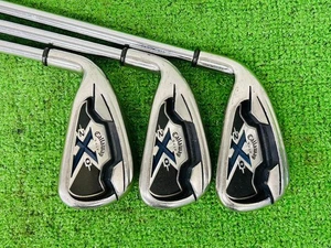 Callaway X20 Iron Set 5-8+AW+SW LH Ns Pro 950GH Stiff Flex Steel Shaft EL2887 - Picture 1 of 8