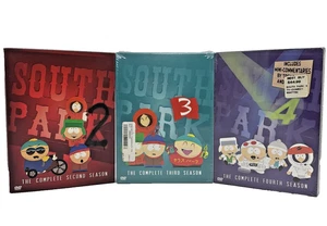 South Park Seasons 2-4 DVD Box Sets Season - Foto 1 di 8