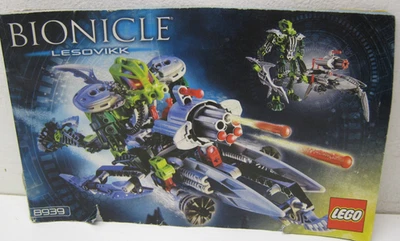 Lego Bionicle Warriors 8939 LESOVIKK Instruction Manual Only USED - Image 1 of 4