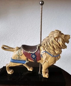 The Hamilton Collection Majestic Lion Limited Mini Carousel Hand Painted 2nd Ed. - Bild 1 von 13