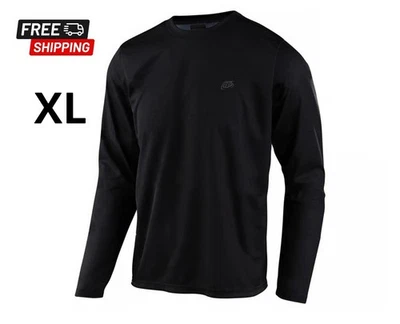 Troy Lee Designs - FLOWLINE LS Jersey; Black Men’s XL. Biking/Motorcycle.. - Image 1 of 2