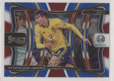 2020 Panini Select UEFA Euro Preview Mezzanine Tri-Color Prizm Victor Lindelof - Image 1 of 2