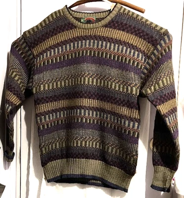 BOSTON TRADERS  Mens Wool Sweater Size Medium 100% WOOL - Image 1 of 2