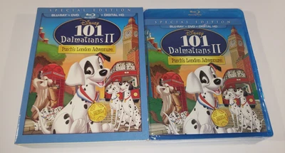 101 далматинец II: нашивки London приключения Blu-Ray/DVD, 2015, 2-дисковый набор новый - Изображение 1 из 2