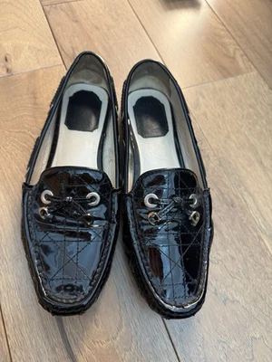 Mocasín Christian Dior charol negro talla 36,5 Foto 1 de 4