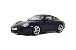 Porsche 911 (996.2) Carrera 4S 2002 dunkelblau Modellauto 1:18 GT Spirit - Bild 1 von 12