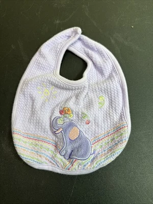 Babero Carter’s Baby Vintage 2002 Colección John Lennon Elephant Sun Stars Foto 1 de 2