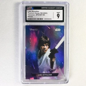 2023 Kakawow Phantom Disney 100 Star Wars Luke Skywalker #09 Nebula /666 CGC 9 - Picture 1 of 6