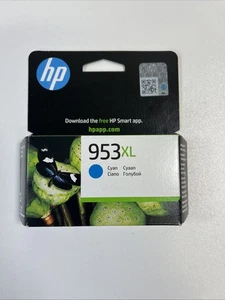 Cartucho de tinta cian de alto rendimiento original genuino HP 953XL diciembre 2024 - Imagen 1 de 5