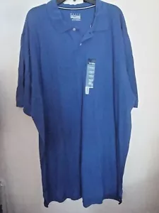 Camisa polo grande y alta para hombre ediciones básicas talla 4XL azul real - Imagen 1 de 2