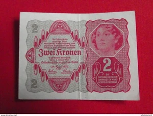 Autriche - Austria 2 Zwei Kronen 1922 Pick 74 TTB+ / VF+ ! - Imagen 1 de 2