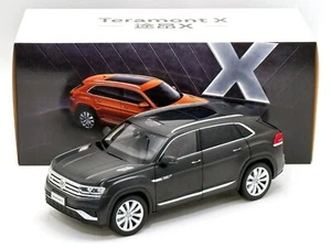 1:18 Volkswagen Teramont X SUV Thunder Grey Diecast Metal Model Car - Picture 1 of 9