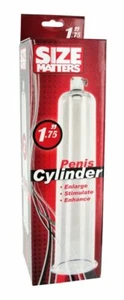 Size Matters Penis Pump Cylinder Replacement 1.75" x 9" Tube Enlarger Acrylic - Picture 1 of 2