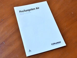 Profoto Tungston Air Unit Anleitung Papiere Guide Manual SET REAL keine Kopien - Bild 1 von 3